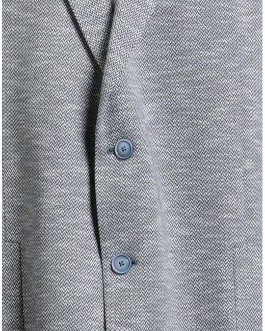 DIGEL Gray Blazer Polyester, Cotton for men
