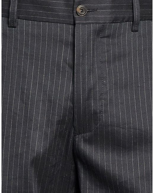 Messagerie Gray Pants Cotton, Polyamide, Elastane for men