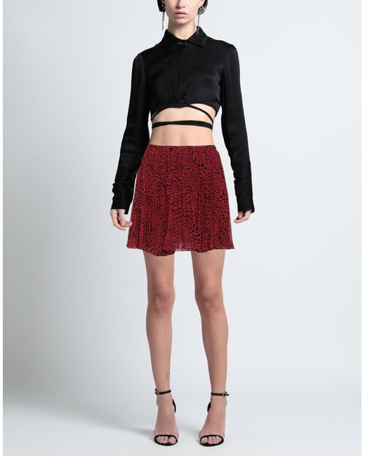 MICHAEL Michael Kors Red Mini Skirt