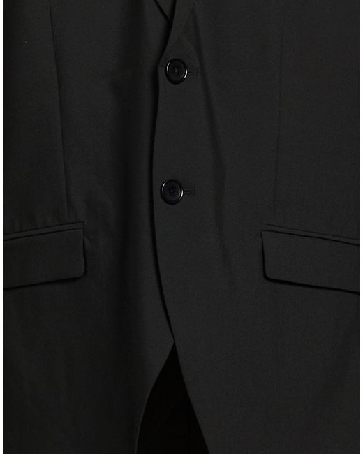 Jack & Jones Black Blazer Polyester, Viscose, Elastane for men
