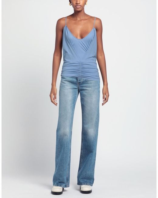 The Attico Blue Top