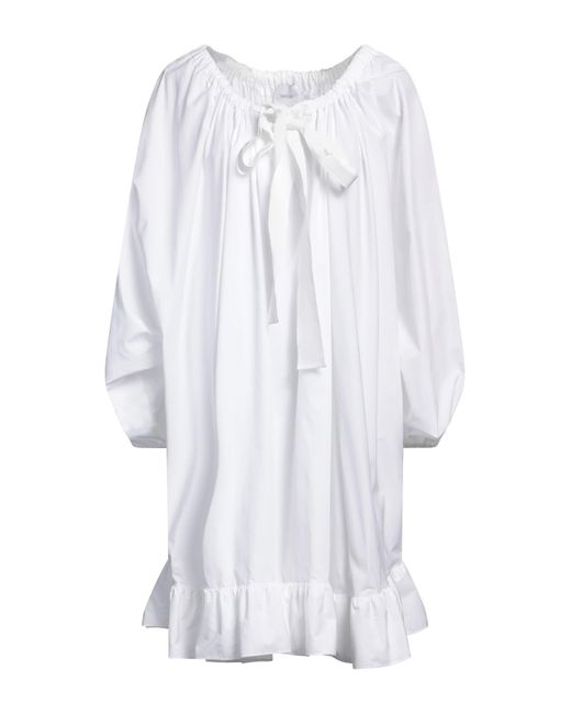 Patou White Mini Dress