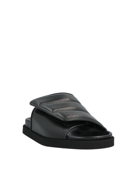 Gia Borghini Black Sandals