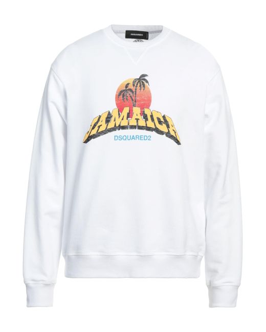 DSquared² White Sweatshirt for men