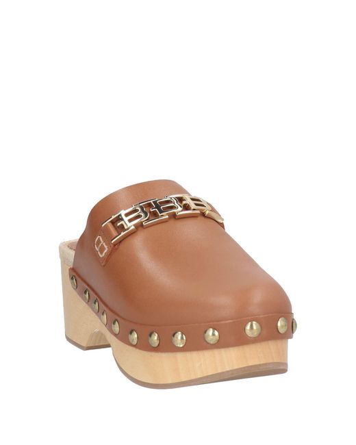 Baldinini Brown Mules & Clogs