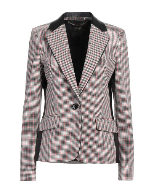 LIU JO double-breasted blazer - Grey