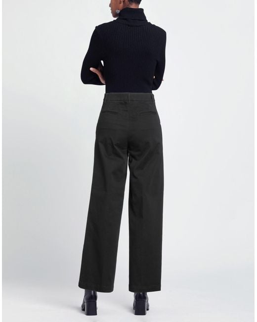 TRUE AVENUE Black Pants Cotton, Elastane