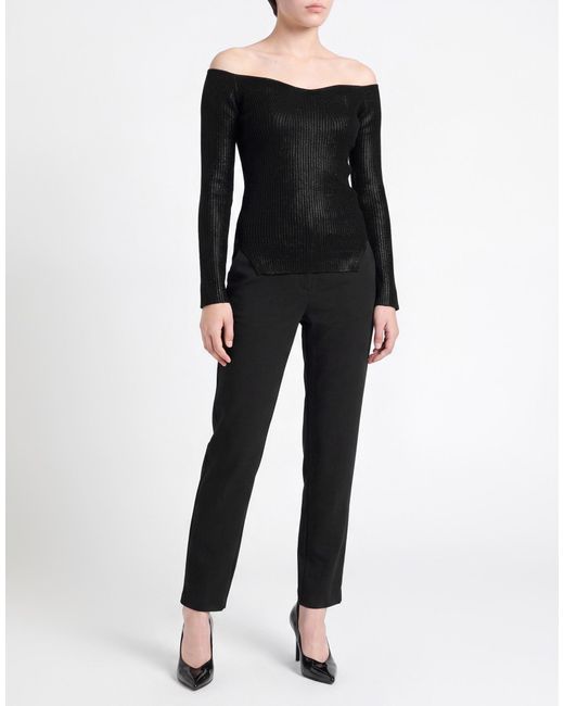 SIMONA CORSELLINI Black Sweater Viscose, Polyester, Polyamide