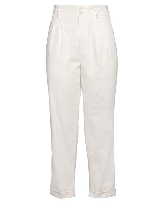 Aspesi White Trouser