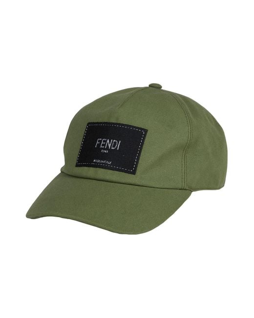 Fendi Green Hat for men