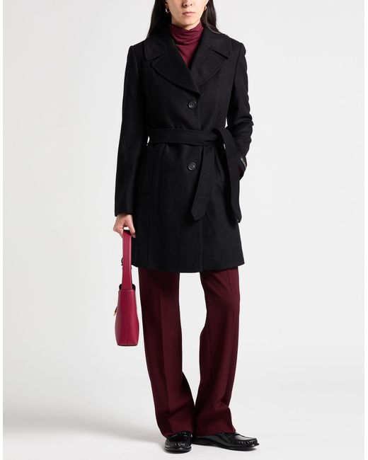 Barbour Black Coat Wool, Polyamide, Cashmere