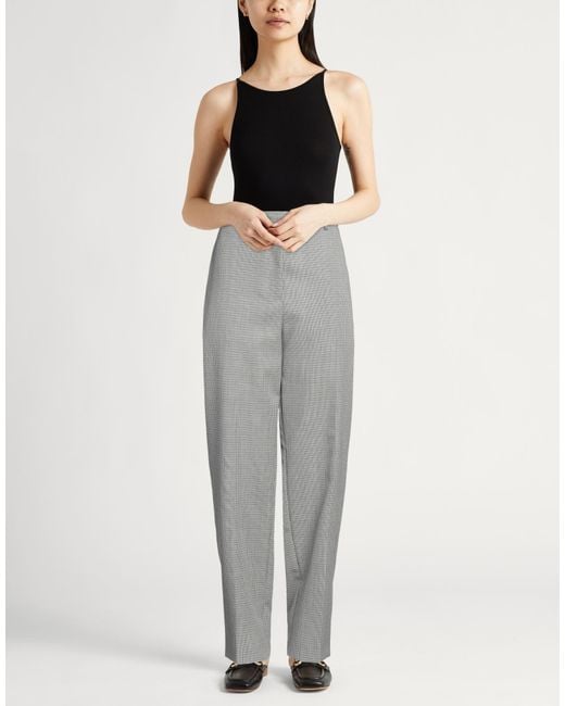 Jil Sander Gray Pants Virgin Wool