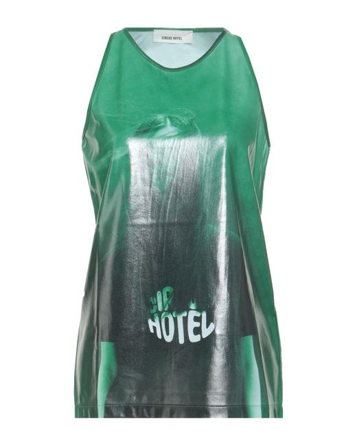 Circus Hotel Green Tank Tops