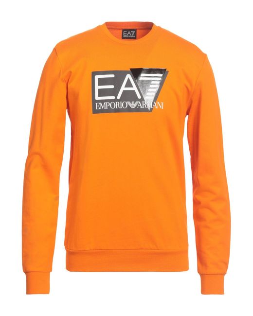 Sudadera EA7 de hombre de color Orange