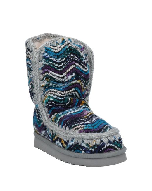 Mou Blue Ankle Boots