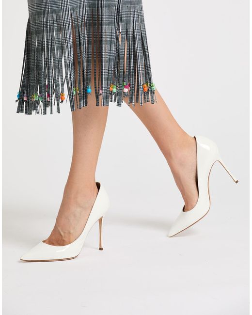 Stella Jean Gray Midi Skirt Polyester
