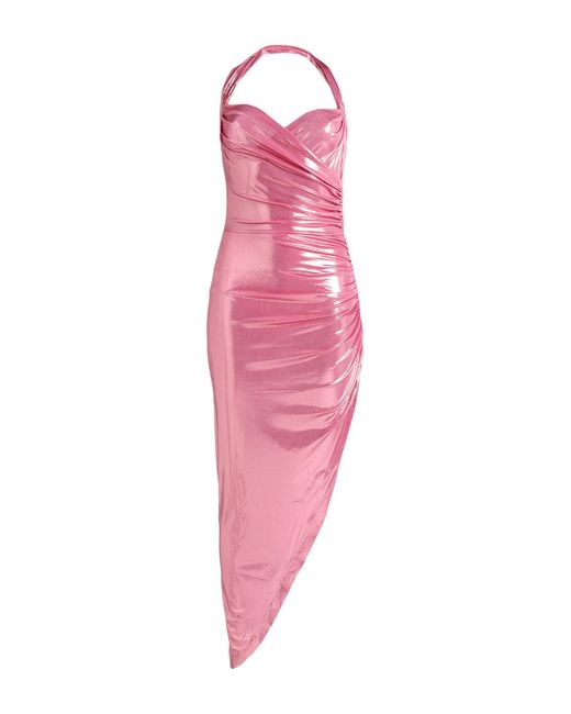 Norma Kamali Pink Maxi-Kleid