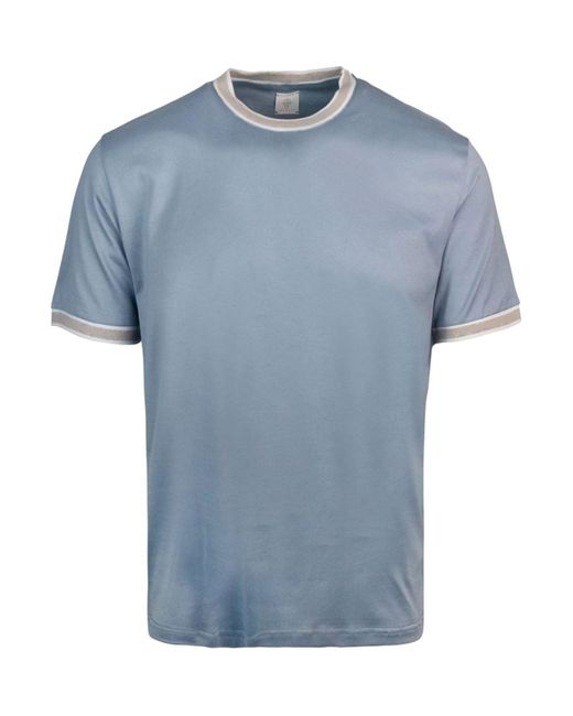 Eleventy T-shirts in Blue für Herren