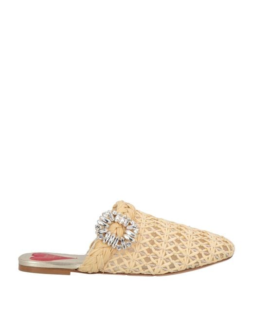 Roger Vivier Natural Mules & Clogs