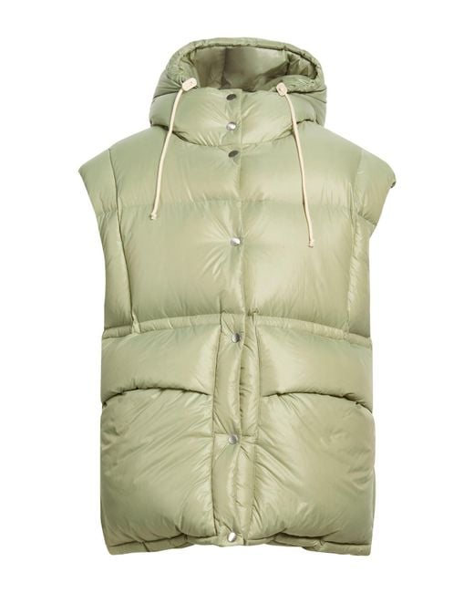 Jil Sander Green Light Vest Polyamide