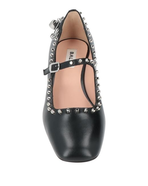 Bally Black Ballet Flats