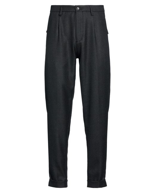Michael Coal Blue Pants Wool, Polyester, Polyamide for men