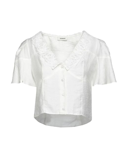 Camisa Sandro de color White