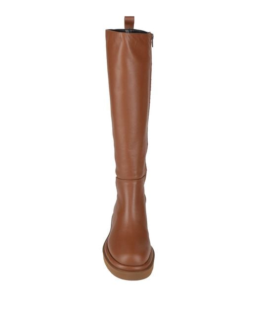 Paloma Barceló Brown Boot Leather