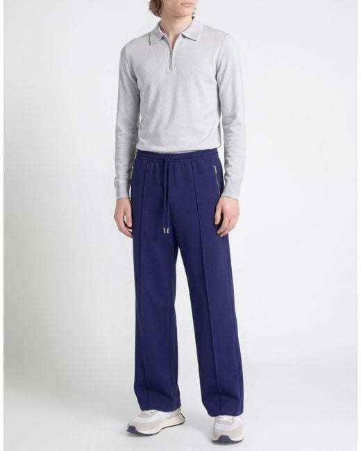 J.W. Anderson Blue Pants Polyester, Elastane for men