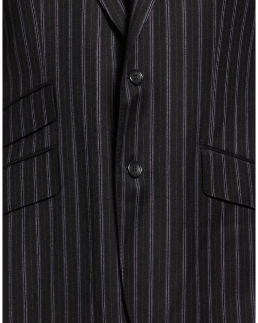 Versace Black Blazer Wool, Cashmere for men