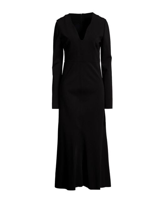 Dorothee Schumacher Black Maxi Dress Viscose, Polyamide, Elastane