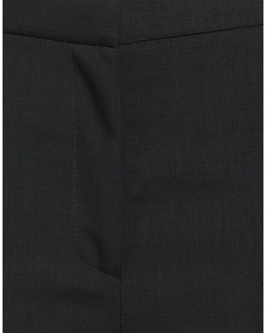 SOLOTRE Black Pants Polyester, Elastane, Acetate, Viscose