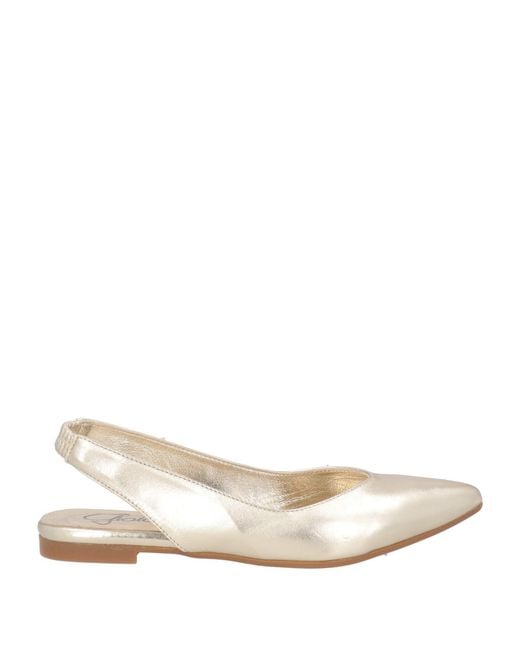 gioia.a. Natural Ballet Flats