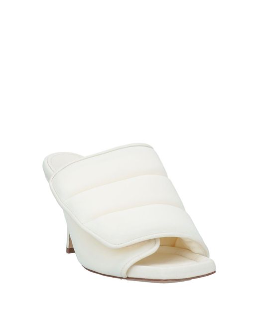 Gia Borghini White Sandals