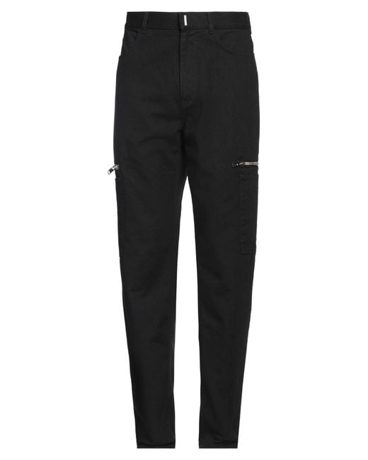Givenchy Black Pants Cotton for men