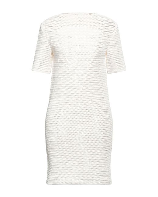 Bottega Veneta Short Dress in White | Lyst