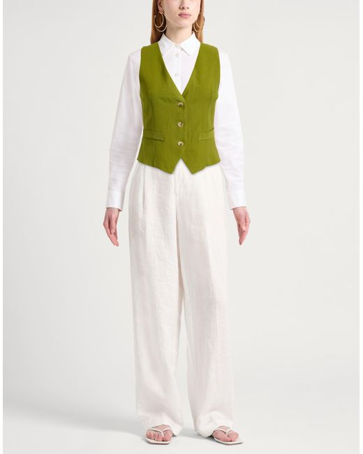 ViCOLO Green Tailored Vest Viscose, Polyester