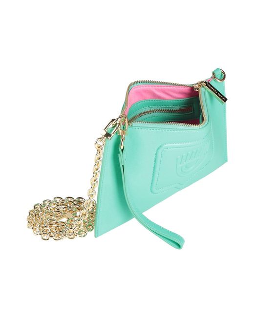 Chiara Ferragni Green Clutches