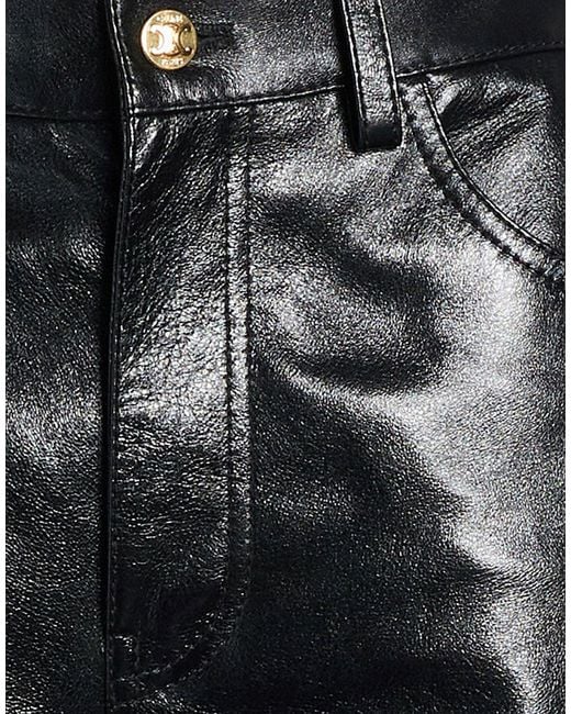 Céline Black Pants Lambskin