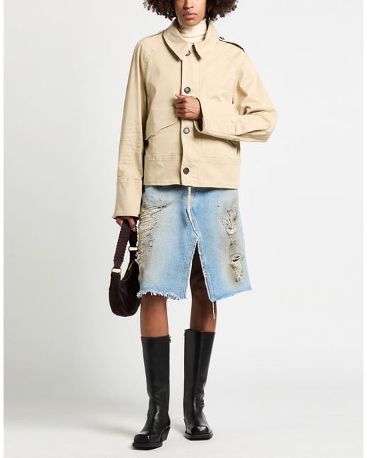DSquared² Natural Jacket Cotton, Elastane