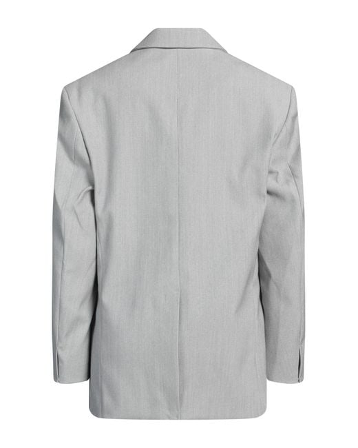 Jacquemus Gray Blazer Polyester, Cotton, Virgin Wool, Elastane