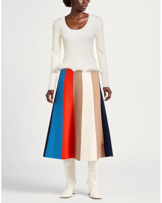 ViCOLO White Sweater Viscose, Polyester, Polyamide