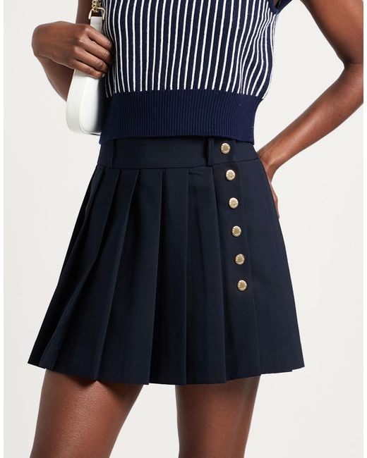 Sandro Blue Mini Skirt