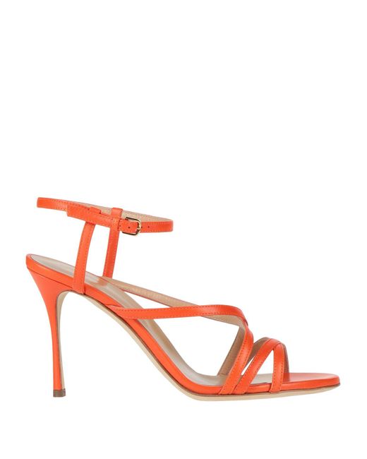 Sergio Rossi Red Sandals