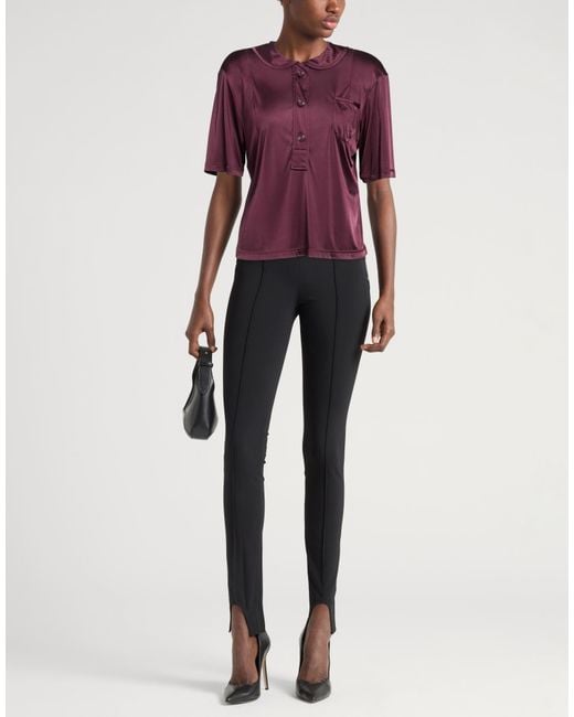 Maison Margiela Purple Polo Shirts