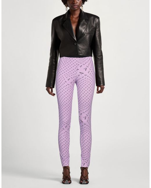 Twinset Purple Leggings