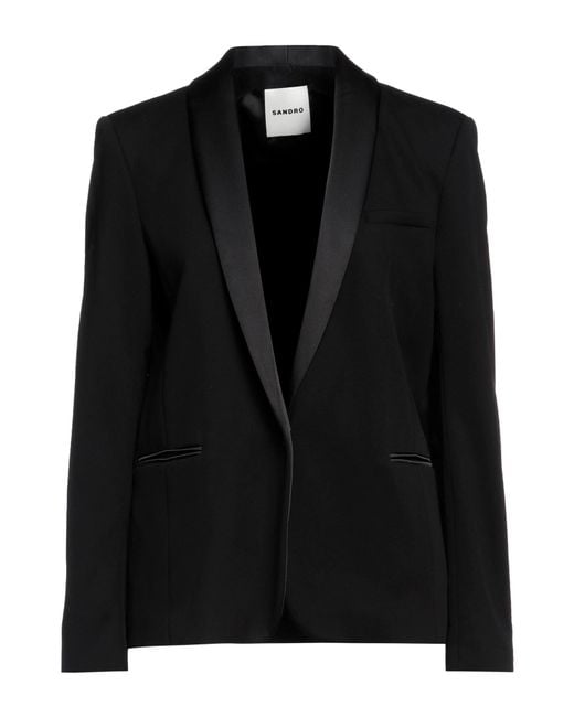 Sandro Black Blazer
