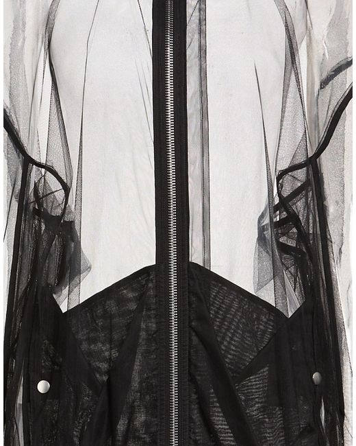 Rick Owens Black Jacket Polyamide, Wool