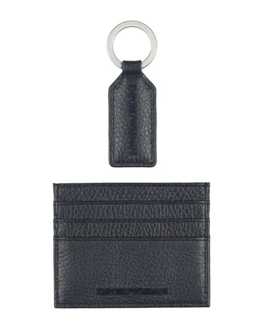 Emporio Armani Blue Cardholders for men