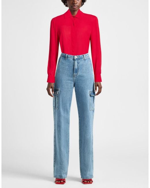 Kaos Red Shirt Viscose